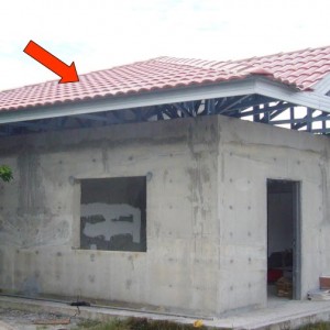 Completed with Roof Tiles